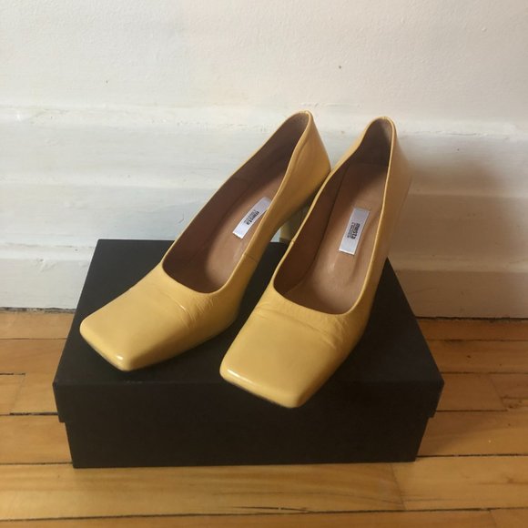 Miista heels, Yellow, Leather, Size 40, 9-9.5 us - Picture 2 of 4